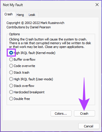 How-to-Manually-Cause-BSOD-in-Windows_23 كيفية التسبب يدويًا في شاشة الموت الزرقاء في Windows: إليك 6 طرق خطوة بخطوة