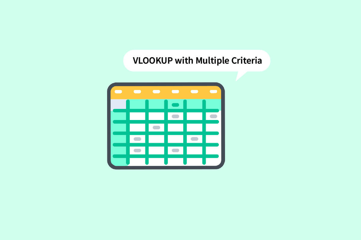 How-to-Use-VLOOKUP-with-Multiple-Criteria كيفية استخدام VLOOKUP بمعايير متعددة