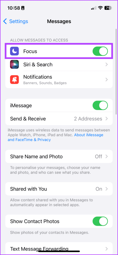 ما هو Share Focus Status على iPhone وكيفية استخدامه - %categories