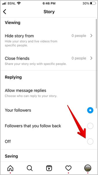 Instagram-App-settings-privacy-message-replies كيفية إيقاف تشغيل التعليقات على منشورات أو البث المباشر أو الإعلانات أو الفيديو على Instagram