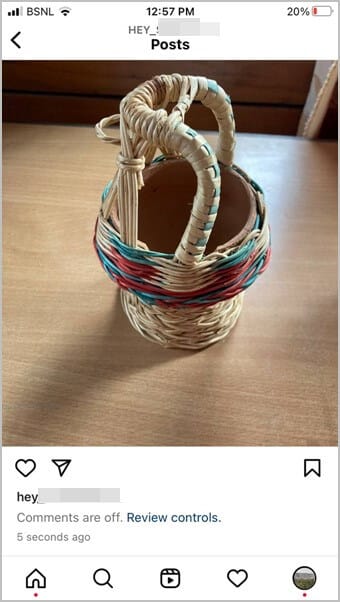 Instagram-Post-Turn-off-comments-Before-Sharing كيفية إيقاف تشغيل التعليقات على منشورات أو البث المباشر أو الإعلانات أو الفيديو على Instagram