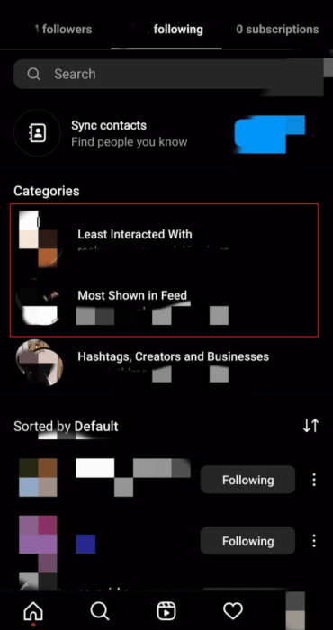 Least-interacted-with-Most-shown-in-feed-541x1024-1-e1671733141893 كيف ترى نشاط شخص ما على Instagram
