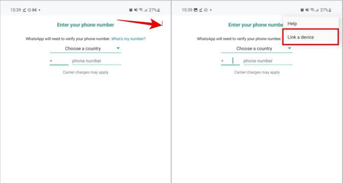Link-a-device-on-WhatsApp-Android-1 كيفية استخدام نفس حساب WhatsApp على هاتفين