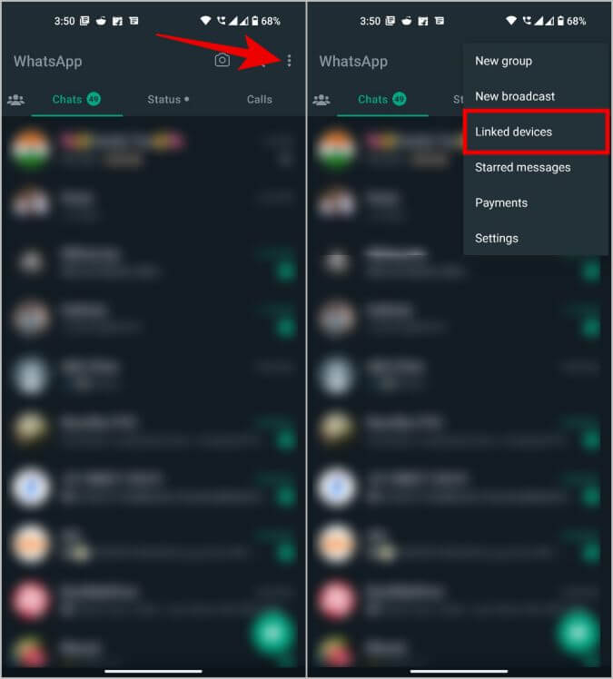 Linked-devices-on-Android-1 كيفية استخدام نفس حساب WhatsApp على هاتفين
