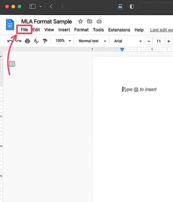 كيفية الكتابة بتنسيق MLA في مستندات Google - %categories