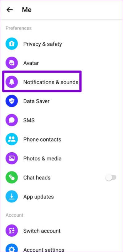Messenger-Notification-Sounds-500x1024-1 أفضل 7 طرق لإصلاح عدك عمل صوت الإشعار على Facebook Messenger