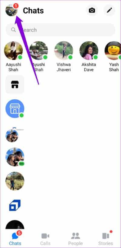 Messenger-on-Android-500x1024-1 أفضل 7 طرق لإصلاح عدك عمل صوت الإشعار على Facebook Messenger