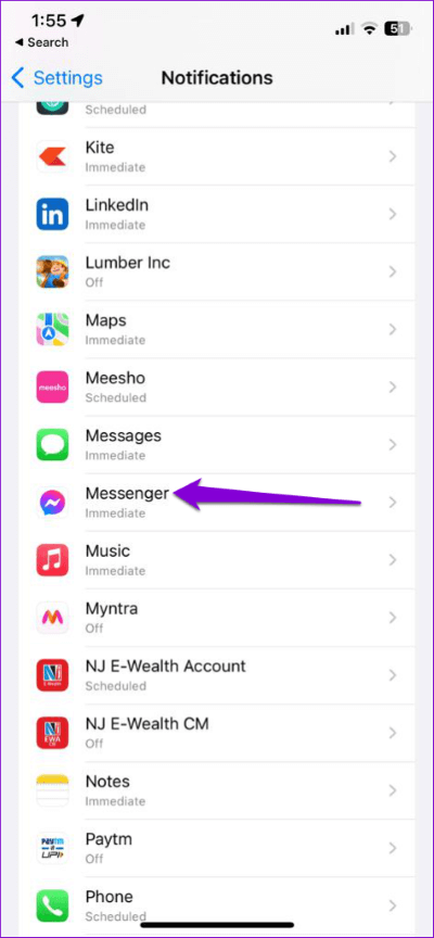 Messenger-on-iPhone-474x1024-1 أفضل 7 طرق لإصلاح عدك عمل صوت الإشعار على Facebook Messenger