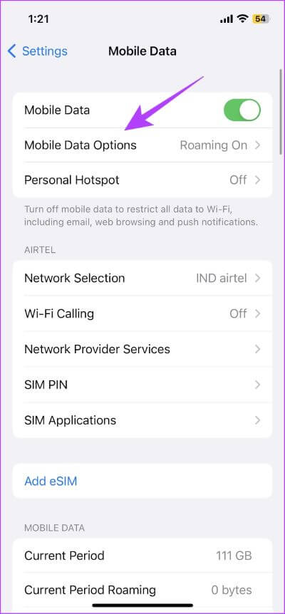 Mobile-Data-Options-3 8 إصلاحات لعدم تحميل الصور في Slack على iPhone و Android