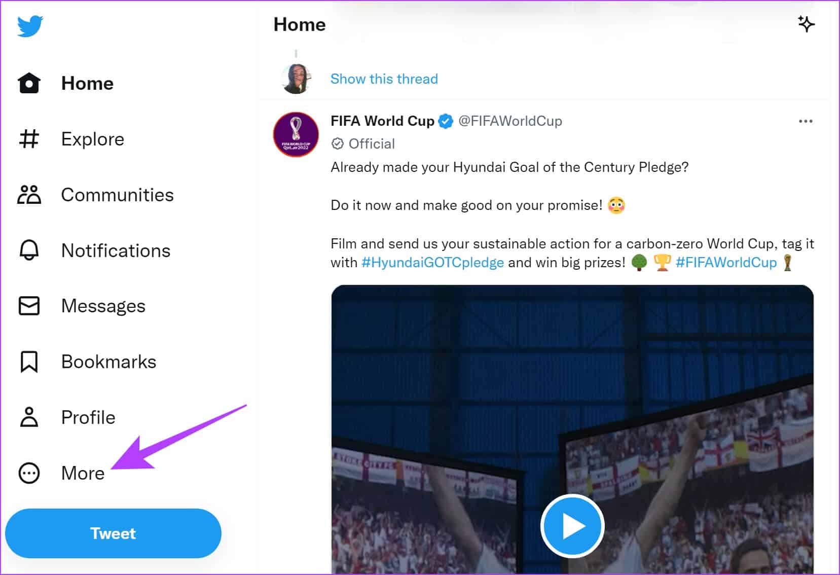 More-on-Profile كيفية تنزيل أرشيف Twitter للحصول على سجل كامل لنشاطك