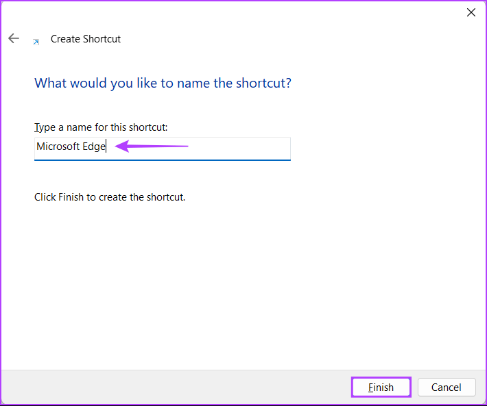 Name-The-Shortcut أفضل 6 طرق لإصلاح خطأ عدم وجود عناصر بدء تشغيل لعرضها في إدارة المهام