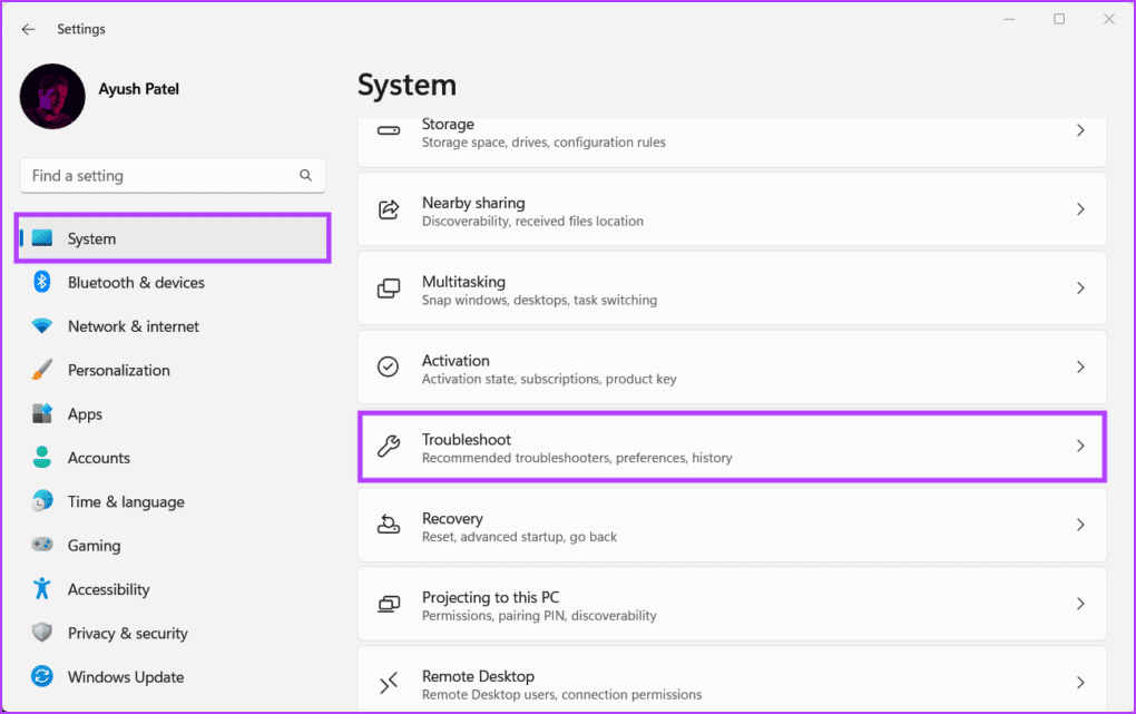 Navigate_To_Troubleshooter-1 أفضل 7 طرق لإصلاح عدم عمل الكاميرا في Google Chrome على Windows 11