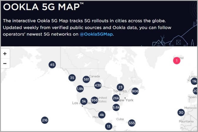 Ookla-5G-Coverage-Map أفضل 9 طرق لإصلاح عدم ظهور 5G على iPhone