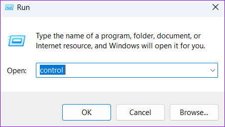 Open-Control-Panel-5 أفضل 6 طرق لعرض قوة إشارة Wi-Fi في Windows 11