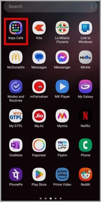 Open-KeysCafe-on-Samsung-Galaxy-Phone كيفية تغيير سمة لوحة مفاتيح Samsung باستخدام وحدات Good Lock