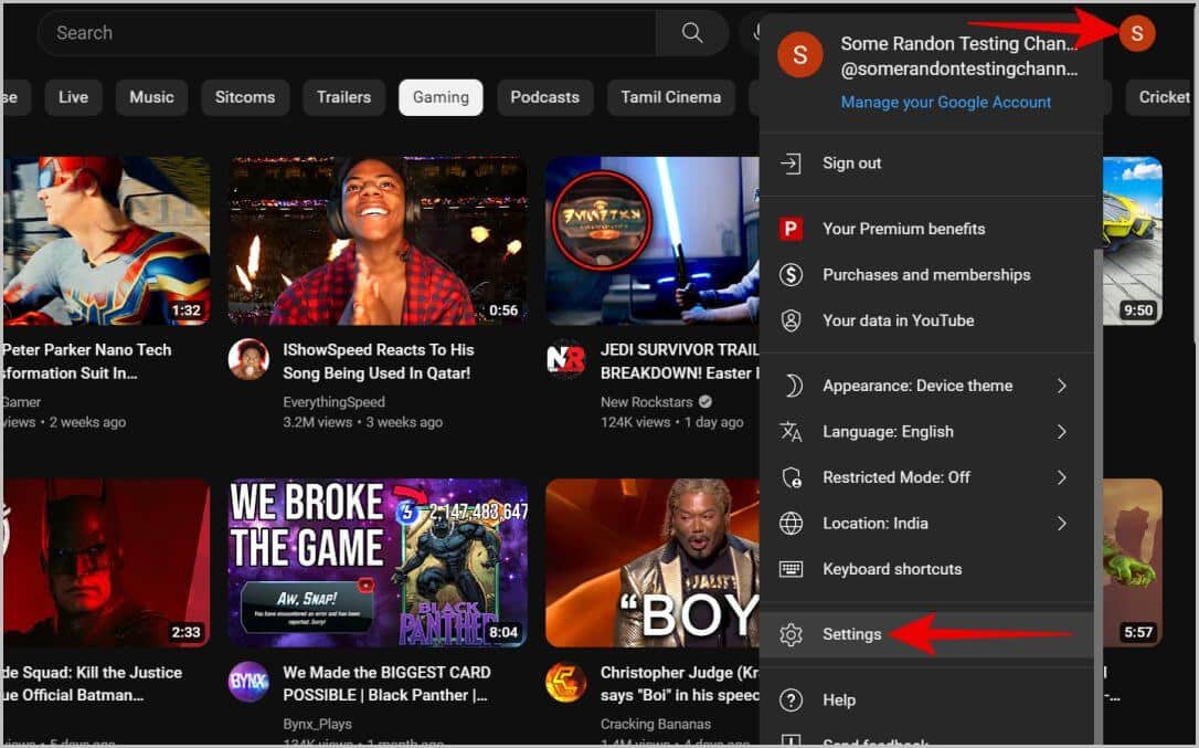 Opening-YouTube-Settings-of-Brand-Acccount كيفية حذف قناتك على YouTube وقناة العلامة التجارية مع YouTube