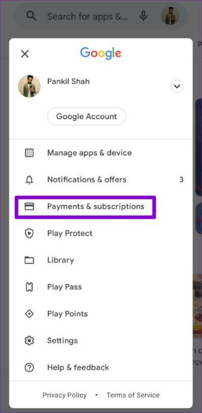 Payment-History-on-Play-Store-500x1024-1 كيفية عرض وإدارة تطبيقاتك التي تم تنزيلها مسبقًا على Android و iPhone