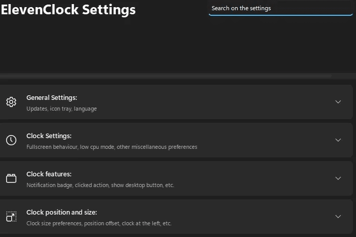 Personalize-windows-11-ElevenClock.png أفضل 5 تطبيقات لمساعدتك على تخصيص واجهة Windows