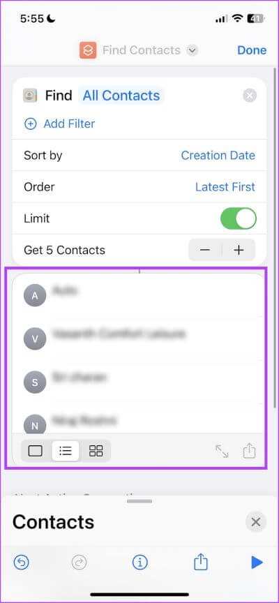 Recent-Contacts كيفية فرز جهات الاتصال على iPhone و iPad بالاسم الأول أو اسم العائلة