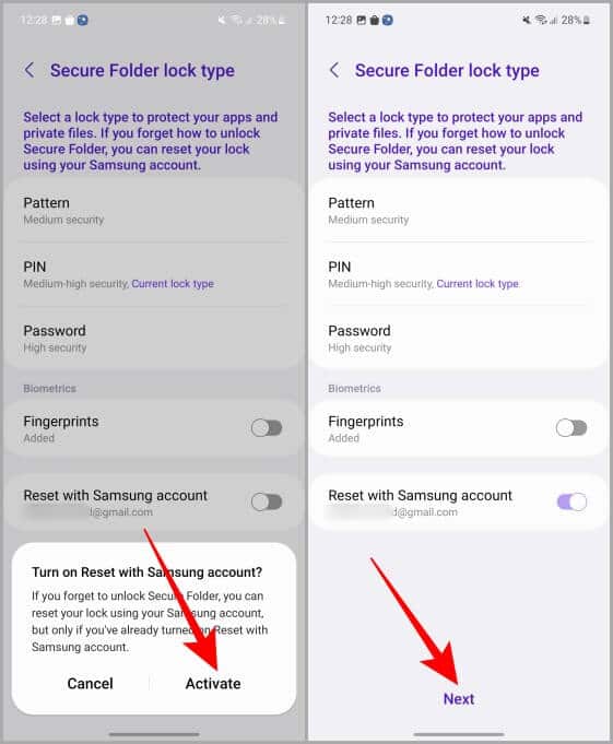 Reset-Secure-Folder-with-Samsung-Account-1 كيفية إعداد مجلد آمن على هواتف Samsung Galaxy