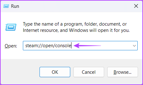 Run-Command-5 أفضل 6 طرق لإصلاح عدم عمل Steam Play Remote على Windows 11