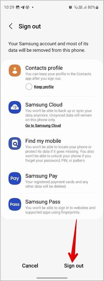 Samsung-Account-Mobile-Sign-Out-Confirm كيفية تسجيل الخروج من حساب Samsung على الهاتف والتلفزيون