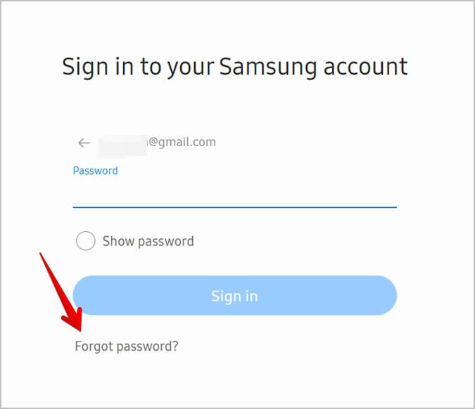 Samsung-Account-Password-Forgot كيفية تسجيل الخروج من حساب Samsung على الهاتف والتلفزيون