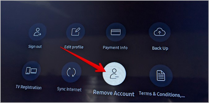 Samsung-Account-TV-Remove كيفية تسجيل الخروج من حساب Samsung على الهاتف والتلفزيون