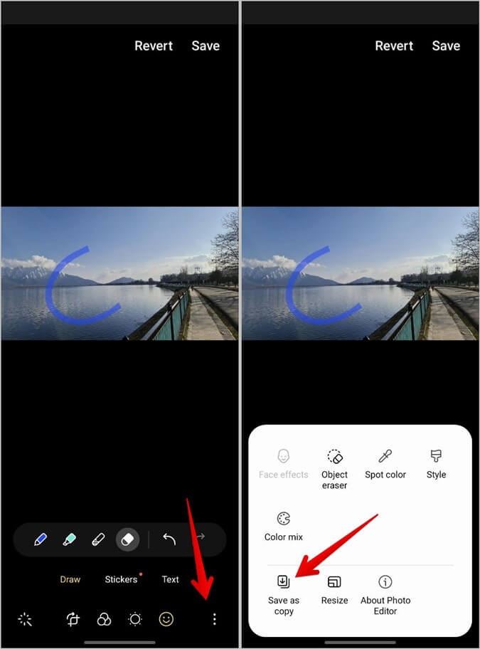 Samsung-Gallery-Edit-Photo-Save-as-Copy 6 طرق للرسم على صورة على هواتف Samsung Galaxy
