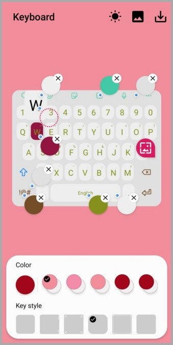 Samsung-Keyboard-Customization-With-Theme-Park-Module كيفية تغيير سمة لوحة مفاتيح Samsung باستخدام وحدات Good Lock