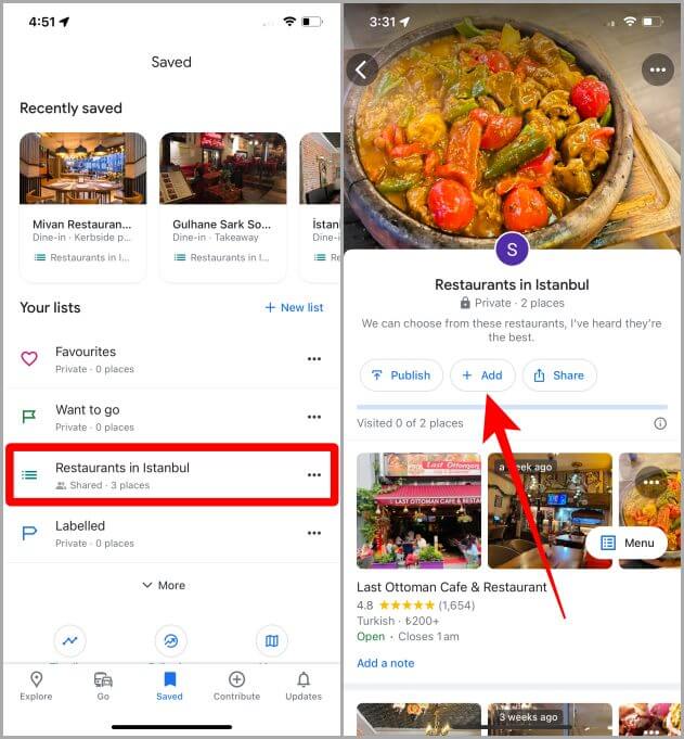 Saved-in-Google-Maps-on-iOS كيفية عمل قائمة على Google Maps على iPhone - الدليل الكامل