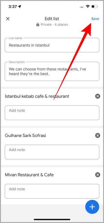 Saving-a-List-in-Google-Maps-on-iPhone كيفية عمل قائمة على Google Maps على iPhone - الدليل الكامل