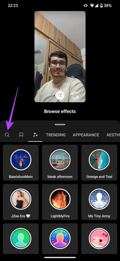 Search-Instagram-filters-13-1-e1672340510391 كيفية البحث عن الفيلتر على Instagram وإضافتها إلى قصتك