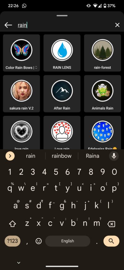 Search-Instagram-filters-15-e1672340519308 كيفية البحث عن الفيلتر على Instagram وإضافتها إلى قصتك