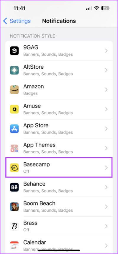 Select-Apps-2-475x1024-1 أفضل 7 طرق لإصلاح عدم ظهور شارات الإشعار على iPhone