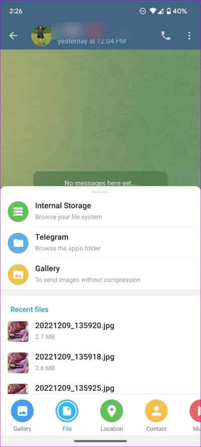 Share-large-videos-on-Android-12 أفضل 4 طرق لإرسال مقاطع فيديو كبيرة الحجم على Android