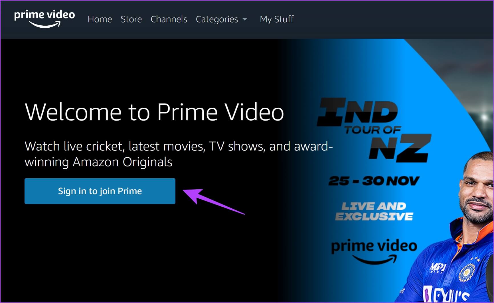 Sign-in-to-join-prime 10 طرق لإصلاح عدم تشغيل Amazon Prime Video بدقة عالية على المتصفح