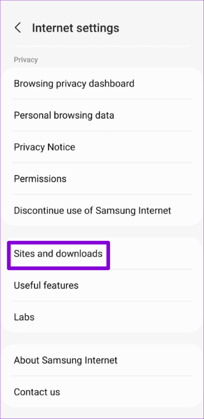 أفضل 7 طرق لإصلاح عدم تحميل الصفحات على متصفح الإنترنت من Samsung على Android - %categories