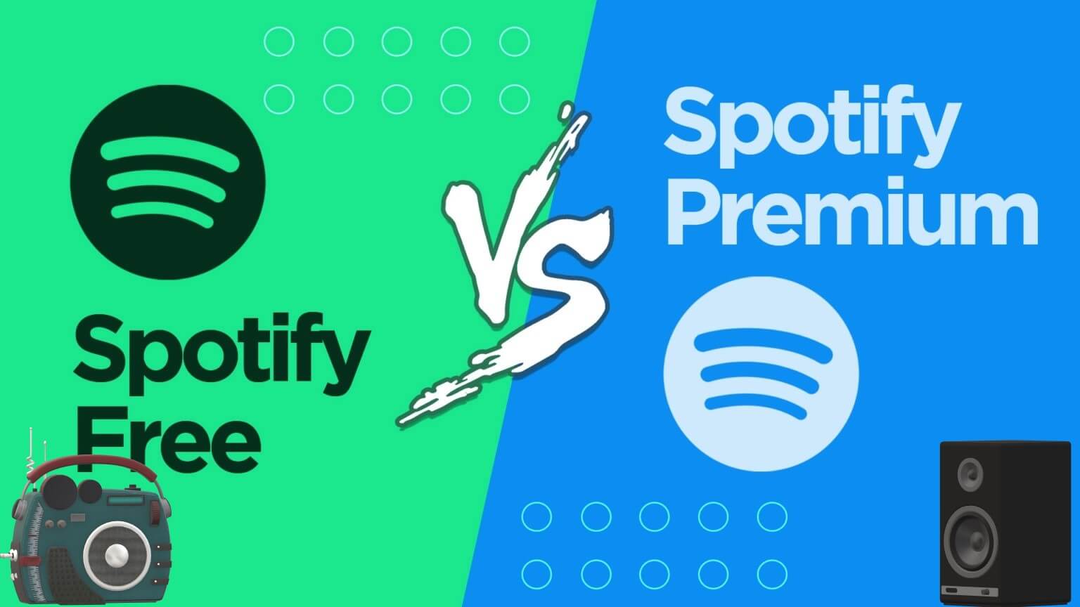 Spotify Free vs - مقارنة بين Spotify المجاني مقابل Spotify المدفوع: هل Spotify المدفوع يستحق كل هذا العناء