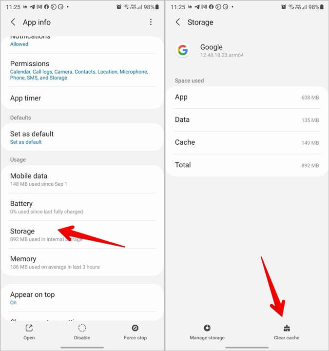 Storage-Full-Android-Cache-Clear لماذا امتلأت مساحة تخزين هاتفي