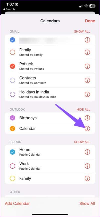 كيفية مزامنة جهات الاتصال والتقاويم في Outlook على iPhone - %categories