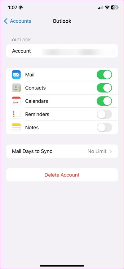 Sync-Outlook-Contacts-and-Calendars-on-iPhone-9 كيفية مزامنة جهات الاتصال والتقاويم في Outlook على iPhone