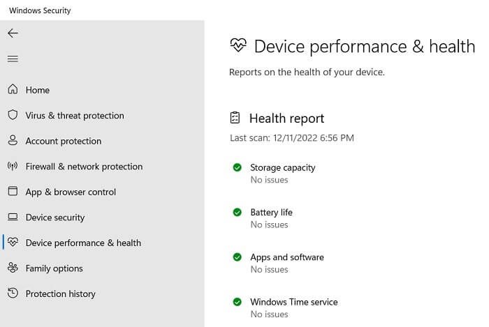 System-Cannot-Find-the-Path-Specified-Health-Reports-Device-Performance-and-Health 12 حل لإصلاح خطأ "لا يمكن للنظام العثور على المسار المحدد" على Windows