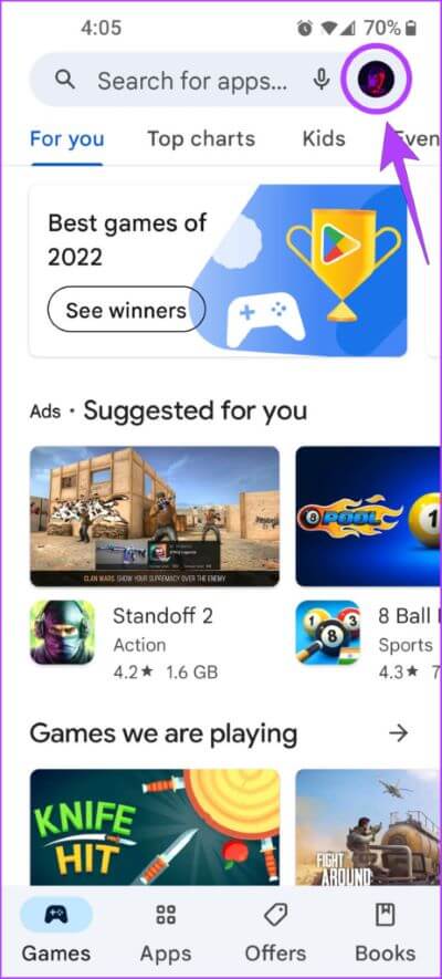 Tap-Profile-Picture-463x1024-1 كيفية تعطيل تحديثات التطبيقات التلقائية على Android و iOS