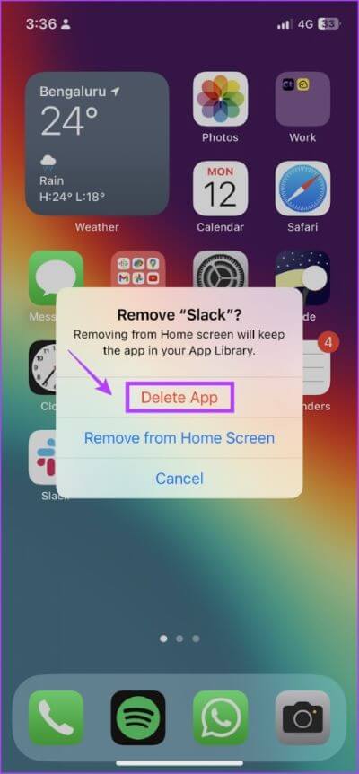 Tap-on-Delete-App-475x1024-1 8 إصلاحات لعدم تحميل الصور في Slack على iPhone و Android