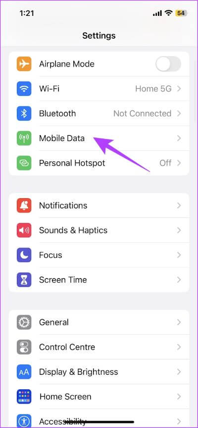 Tap-on-Mobile-Data 8 إصلاحات لعدم تحميل الصور في Slack على iPhone و Android