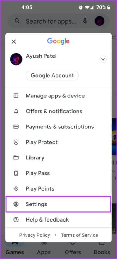 Tap-on-Settings-1-463x1024-1 كيفية تعطيل تحديثات التطبيقات التلقائية على Android و iOS