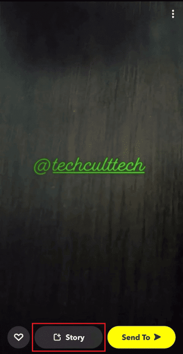 Tap-on-Story-e1671455363250 كيفية إعادة نشر مقاطع فيديو Instagram على قصة Snapchat