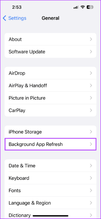Tap-on-backgtound-app-refresh-475x1024-1 أفضل 7 طرق لإصلاح عدم ظهور شارات الإشعار على iPhone