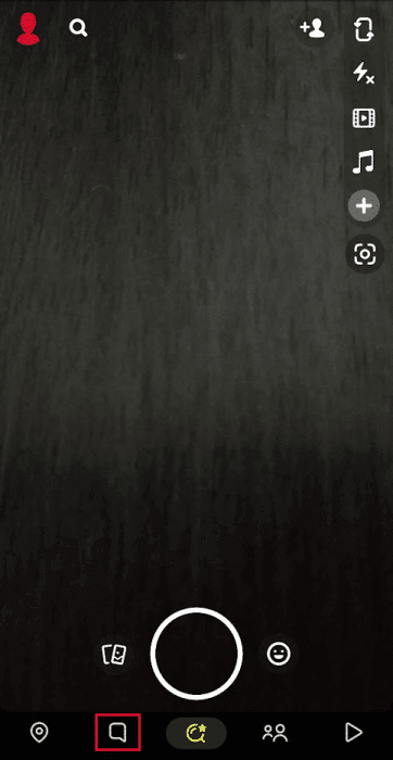 Tap-on-the-Chat-tab-from-the-bottom-bar-e1671455152101 كيفية إعادة نشر مقاطع فيديو Instagram على قصة Snapchat